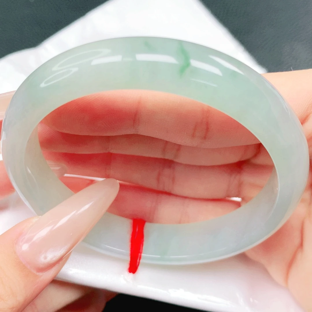 翡翠未镶嵌手镯58