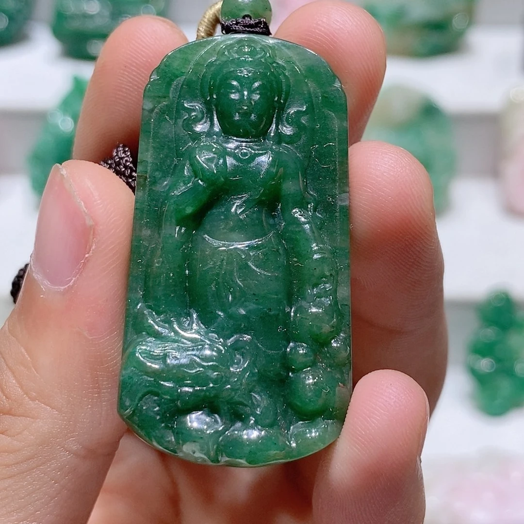 独山玉未镶嵌吊坠