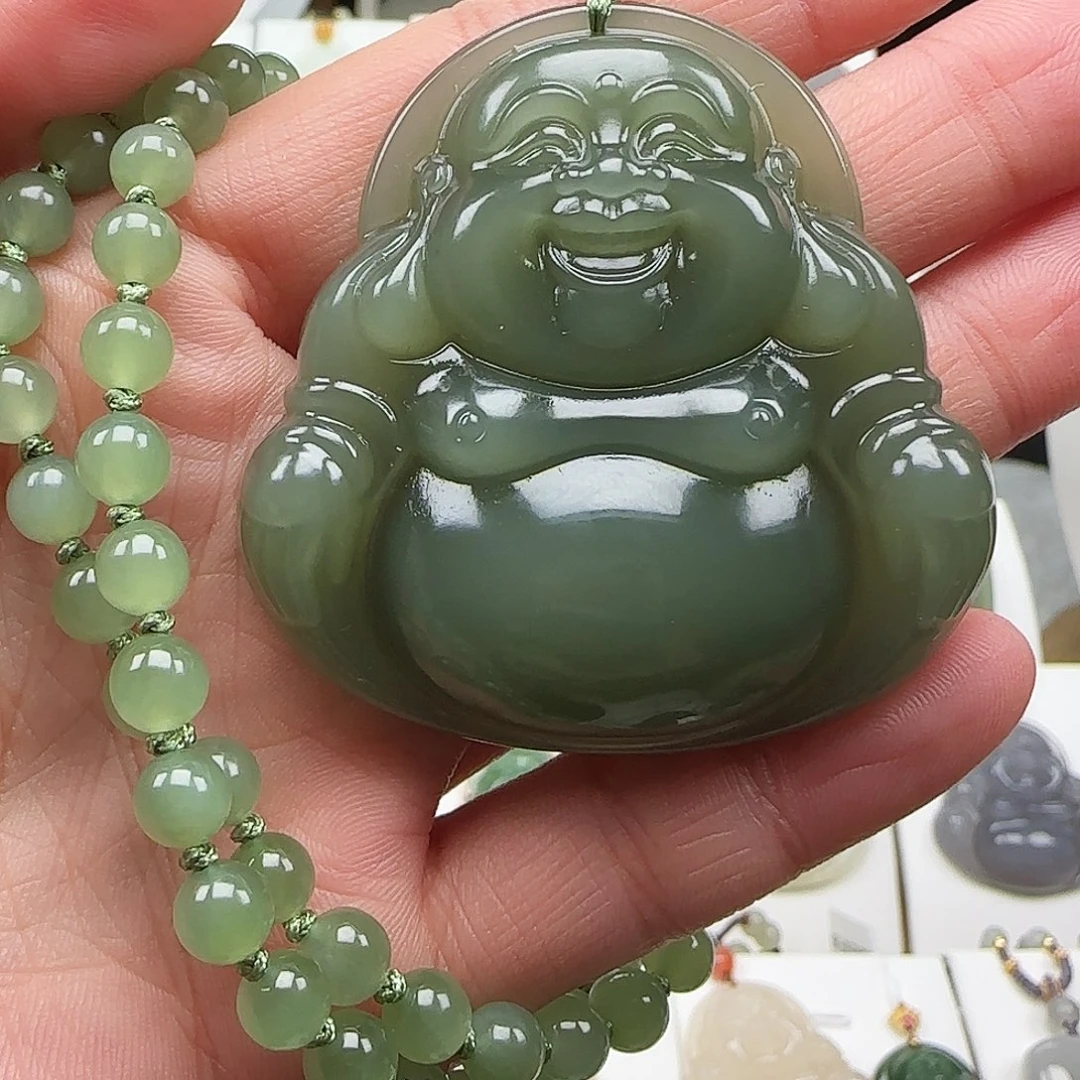 和田玉颈饰未镶嵌阿*