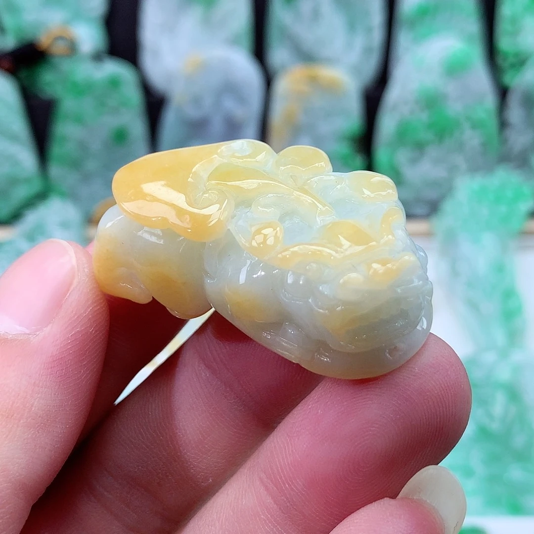 翡翠未镶嵌颈饰翡翠吊坠
