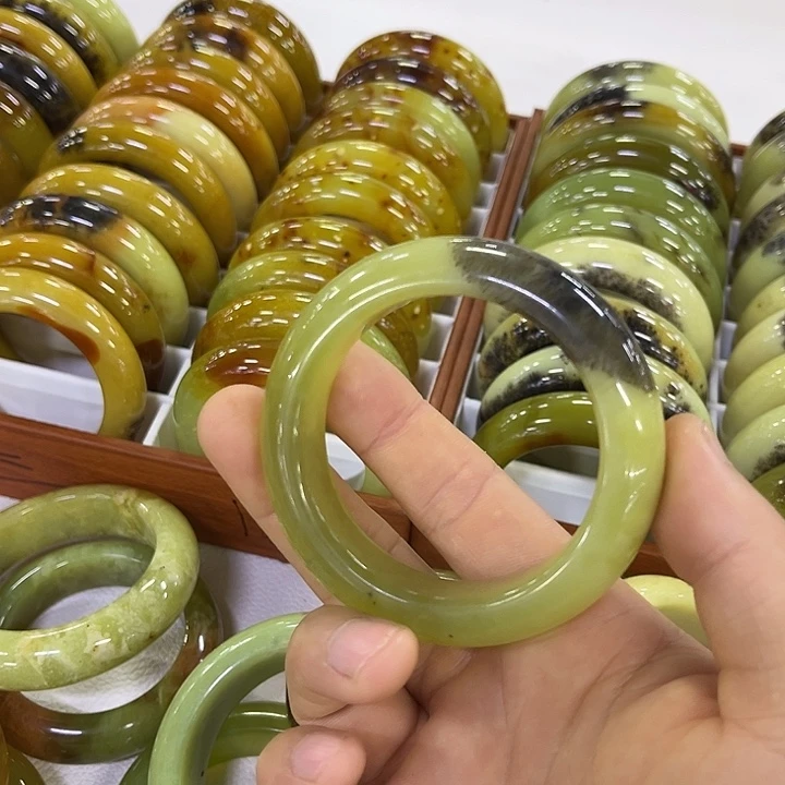 蛇纹石玉合金手镯