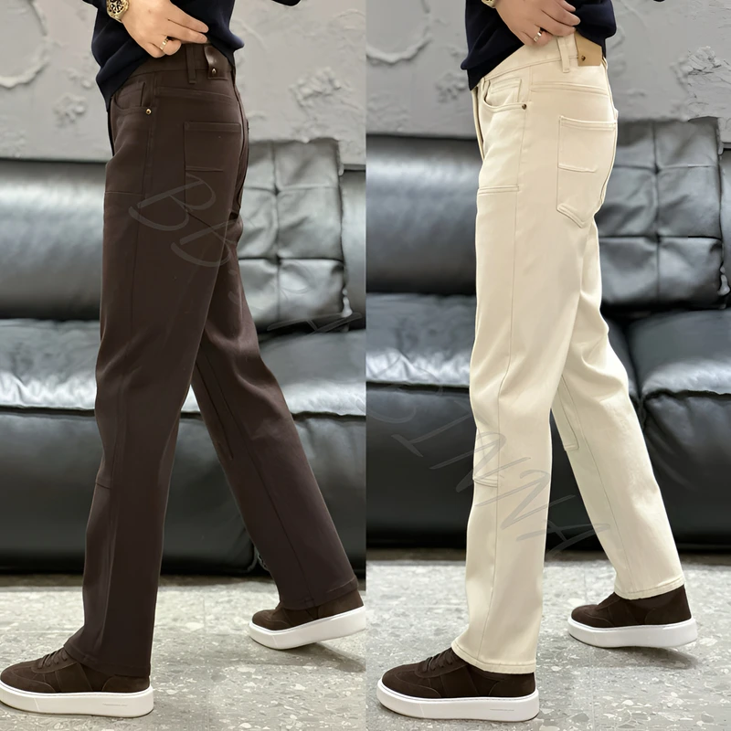 小野· 男装 | 男士时尚百搭牛仔裤（薄绒）