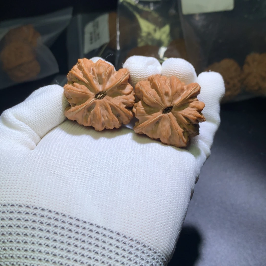 夜****文玩核桃吊坠37尺赤龙鸡心