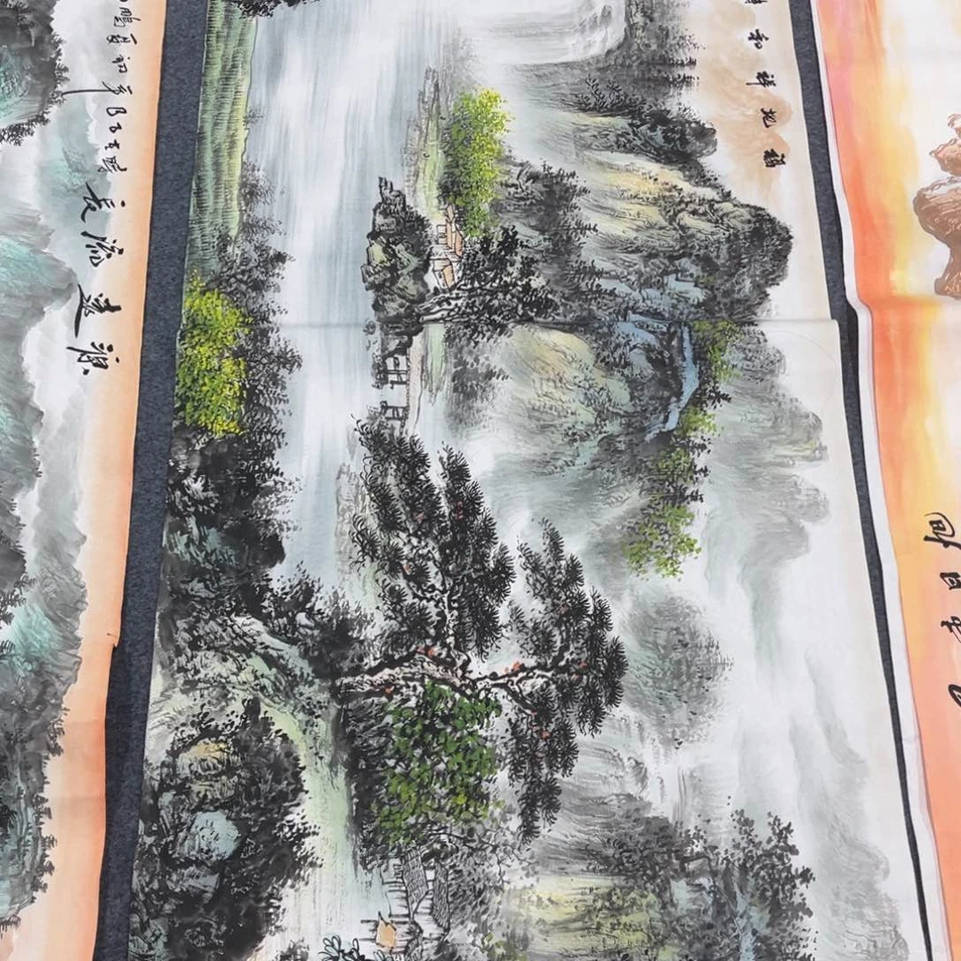 国画宣纸手绘，手工作品