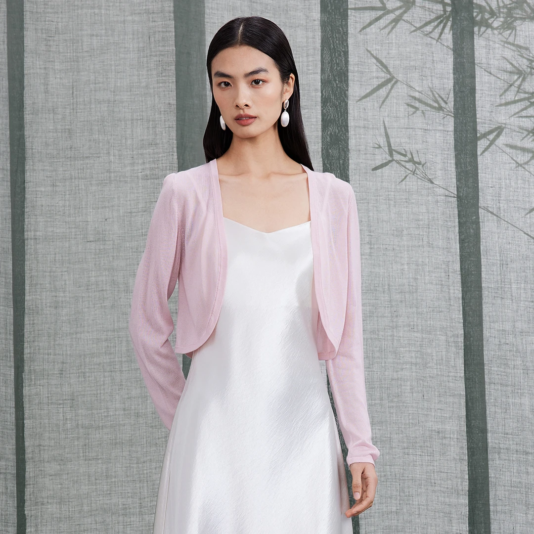 空调开衫针织防晒衫女2025春夏新轻薄透气外穿长袖针织衫外套