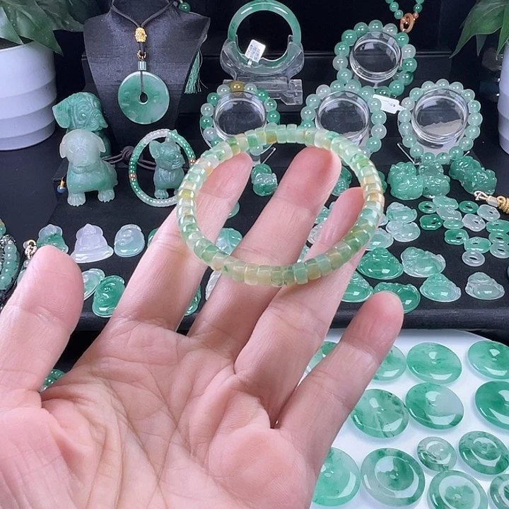 未镶嵌手串石英质玉