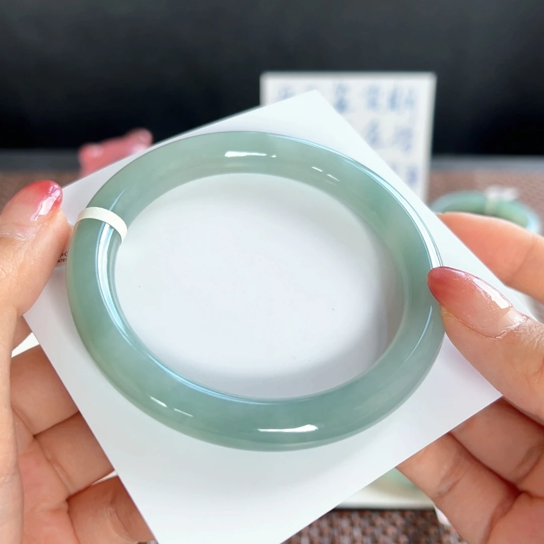 翡翠未镶嵌手镯27号 61.1