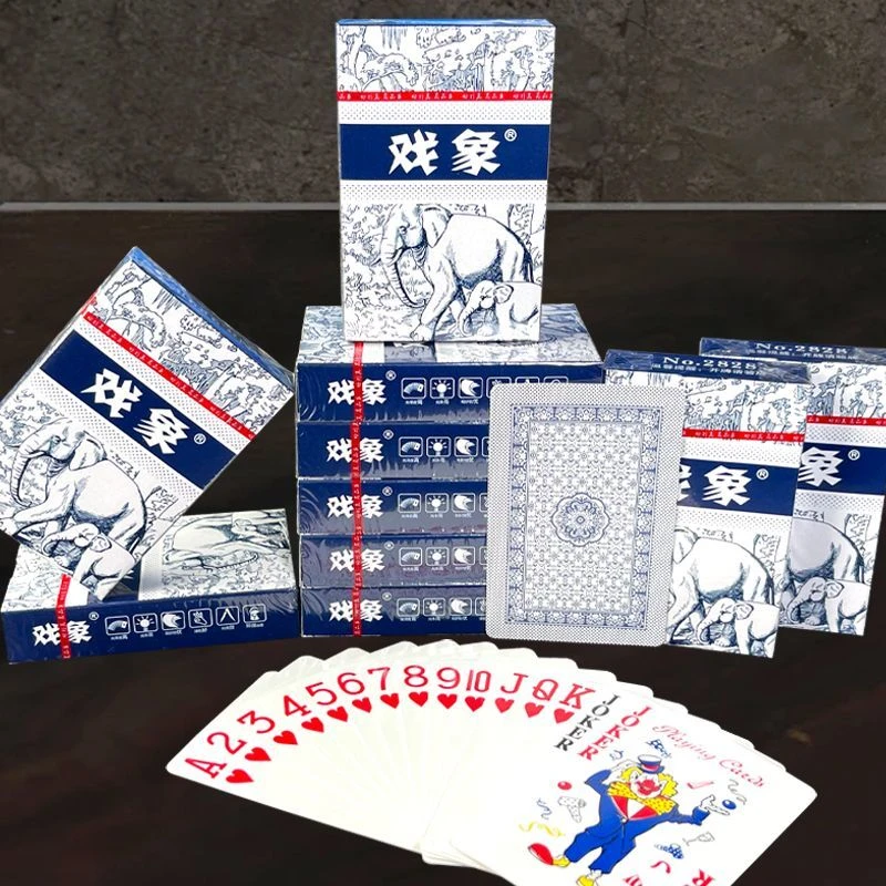 戏象财顺扑克牌厂家直发便宜批发棋牌室俱乐部家用斗地主耐用纸牌