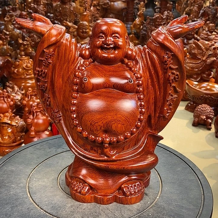 花梨木类小巴花梨木弥勒笑佛
