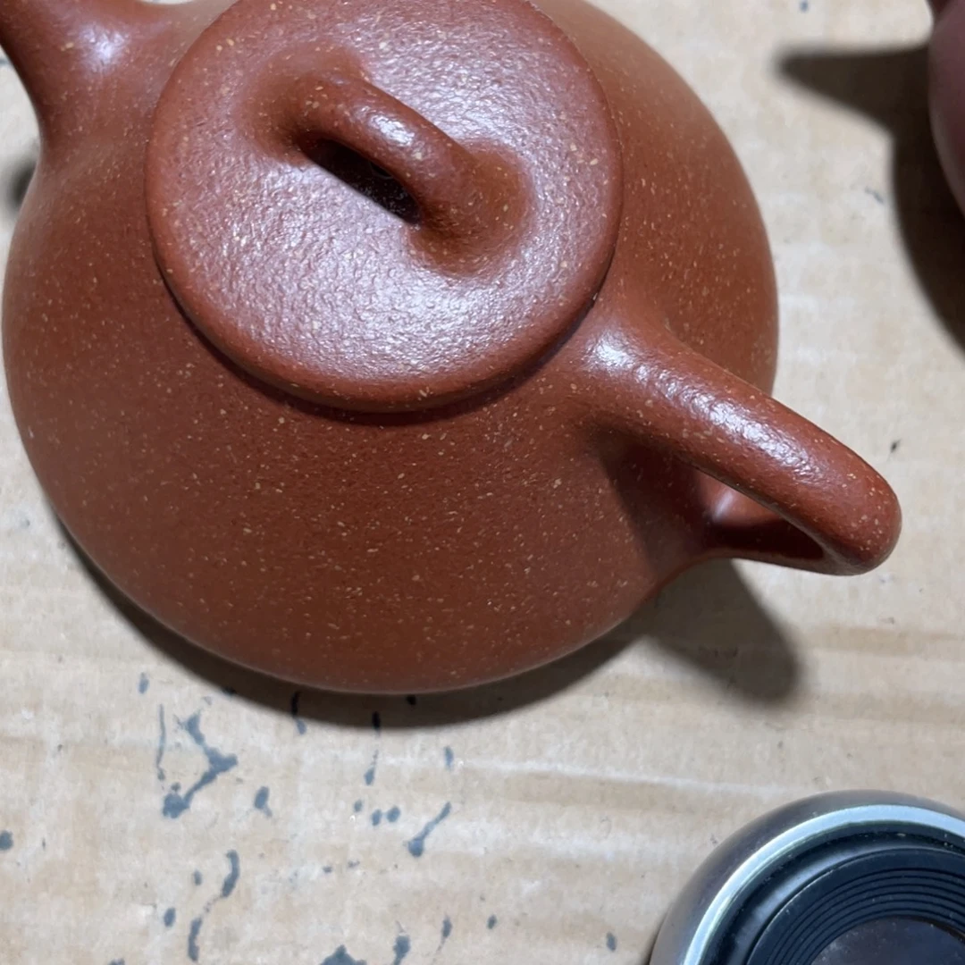 壶***语茶杯紫泥90红降坡泥
