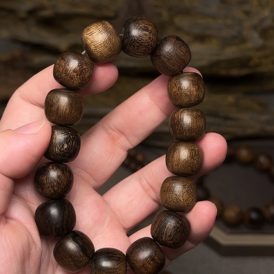 手串沉香越南芽庄白棋楠瘤疤13×14