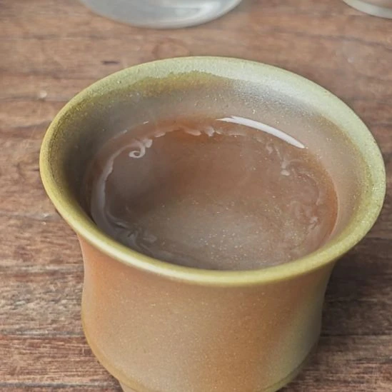 双饮款陶瓷坭兴陶柴烧主人杯