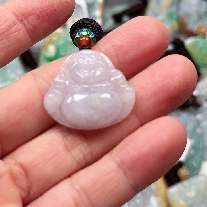 独***风翡翠未镶嵌颈饰翡翠首饰