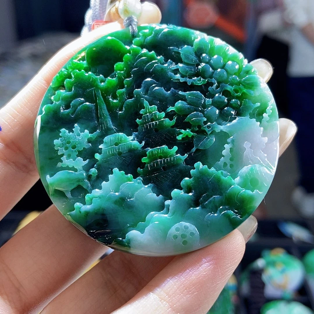 颈饰未镶嵌翡翠翡翠
