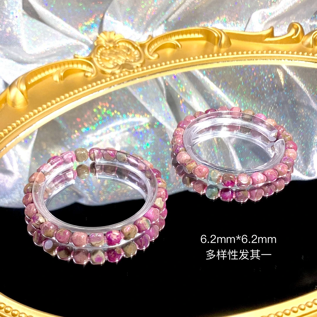 潮生石丨舒俱来六方珠素手串/6mm*6mm/多样性发其一/C01882