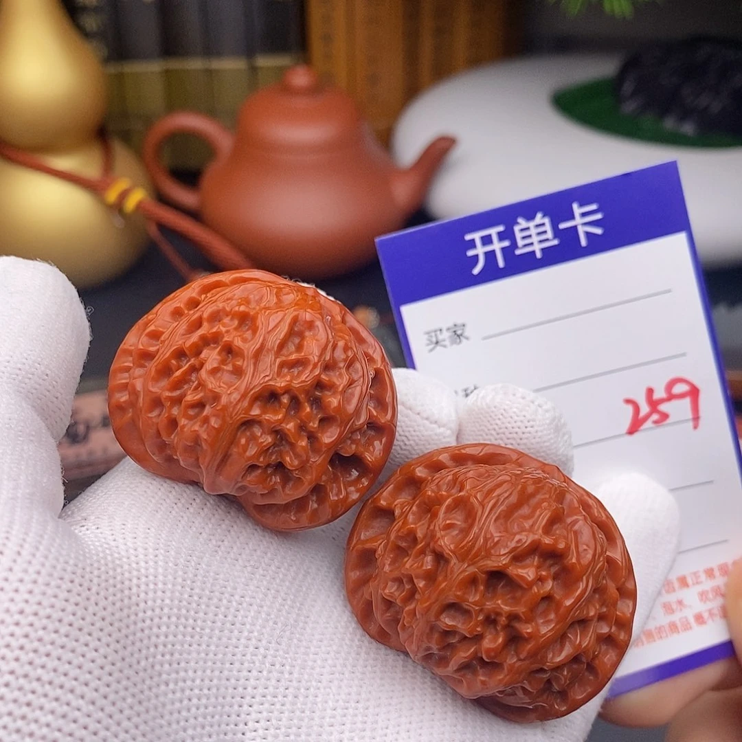 文玩核桃把件42宫灯259