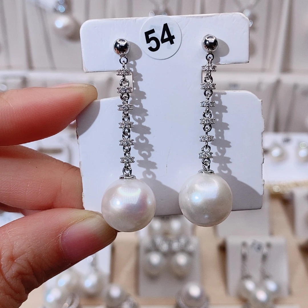 颈饰银S925镶嵌淡水珍珠