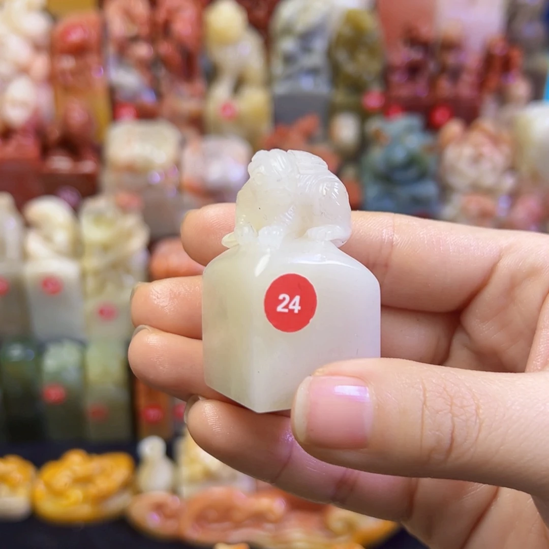 昌化石印石扬*手工制作