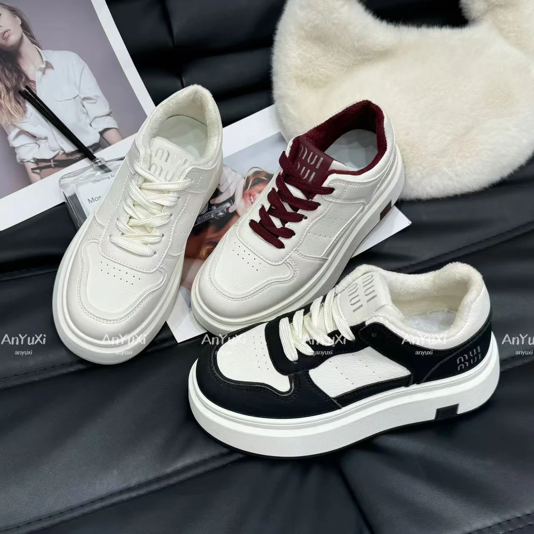 安妤皙&M家经典款厚底大白鞋252【T02】