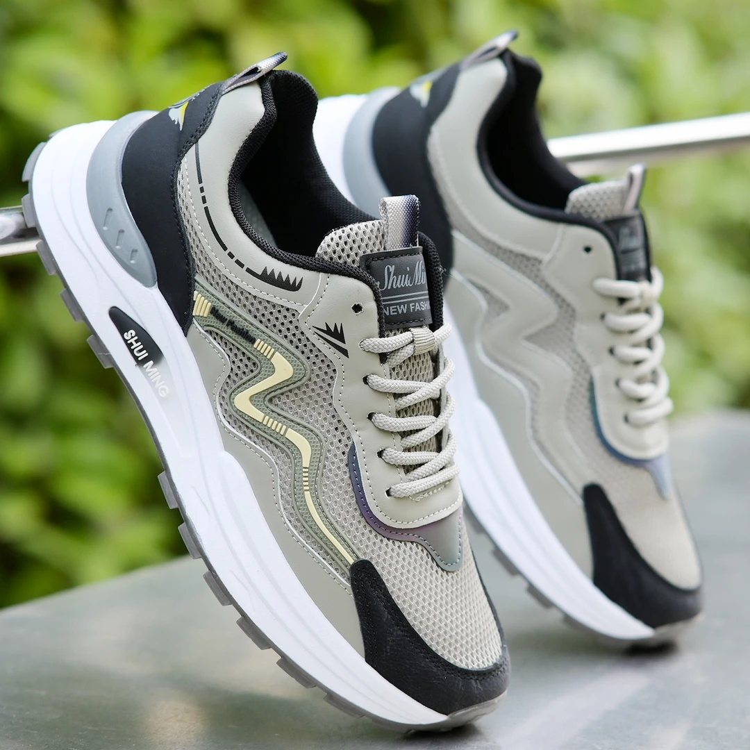 国货品牌夏季透气运动鞋男网鞋单网镂空休闲网面百搭防滑跑步鞋