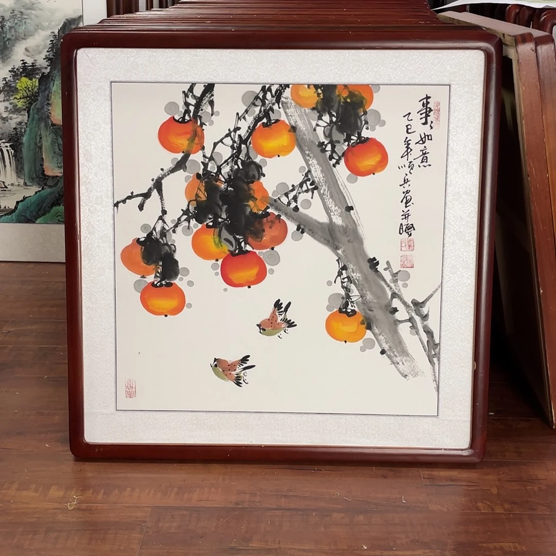 国画带框尺寸63*63厘米