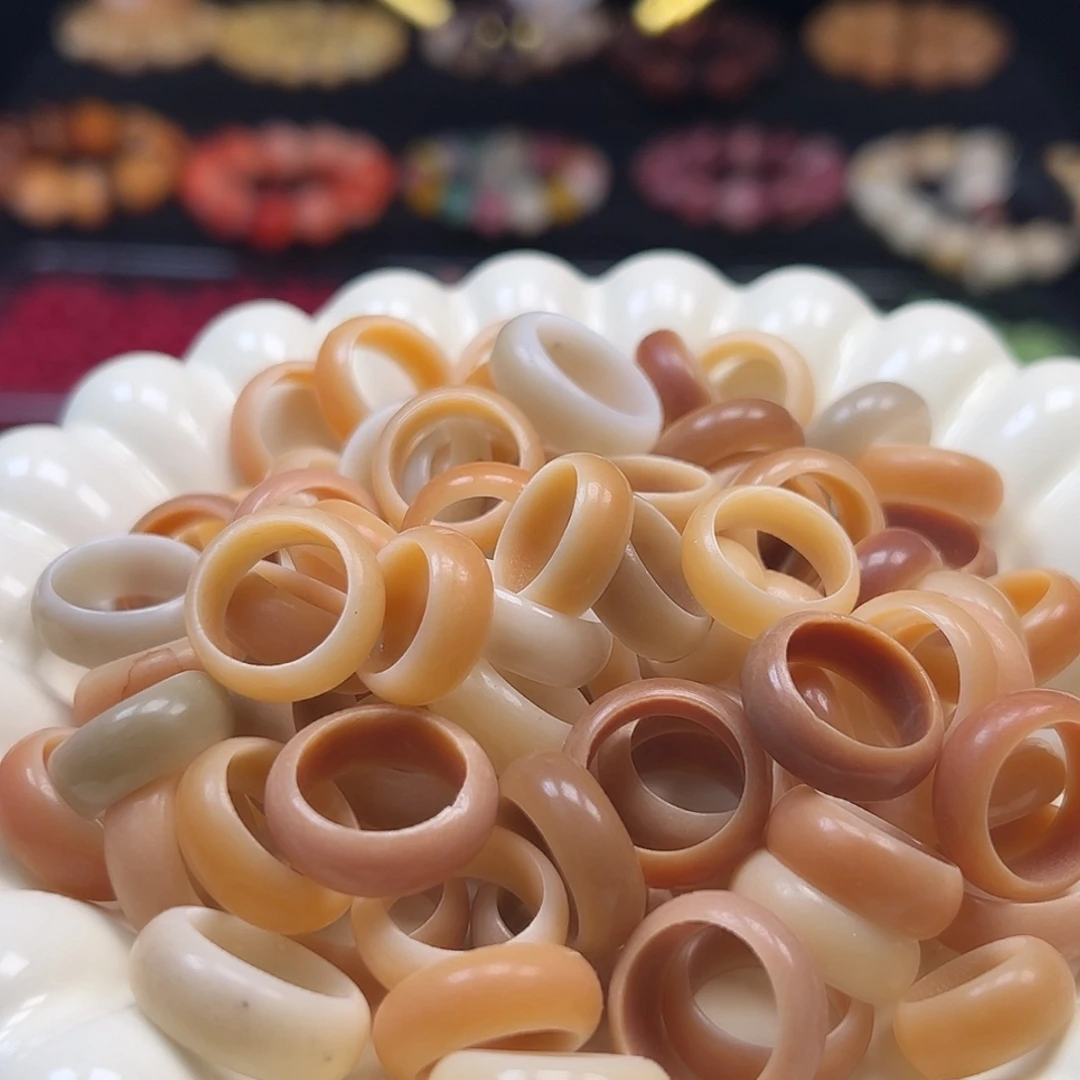 菩提根/象牙果手串微瑕跑环100颗