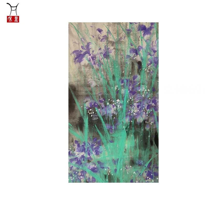 L1042花卉立轴69x45/2.7平尺