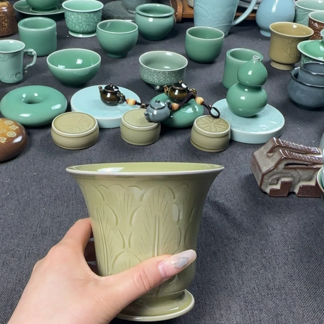 小*微瑕小叶玩泥巴手工茶器