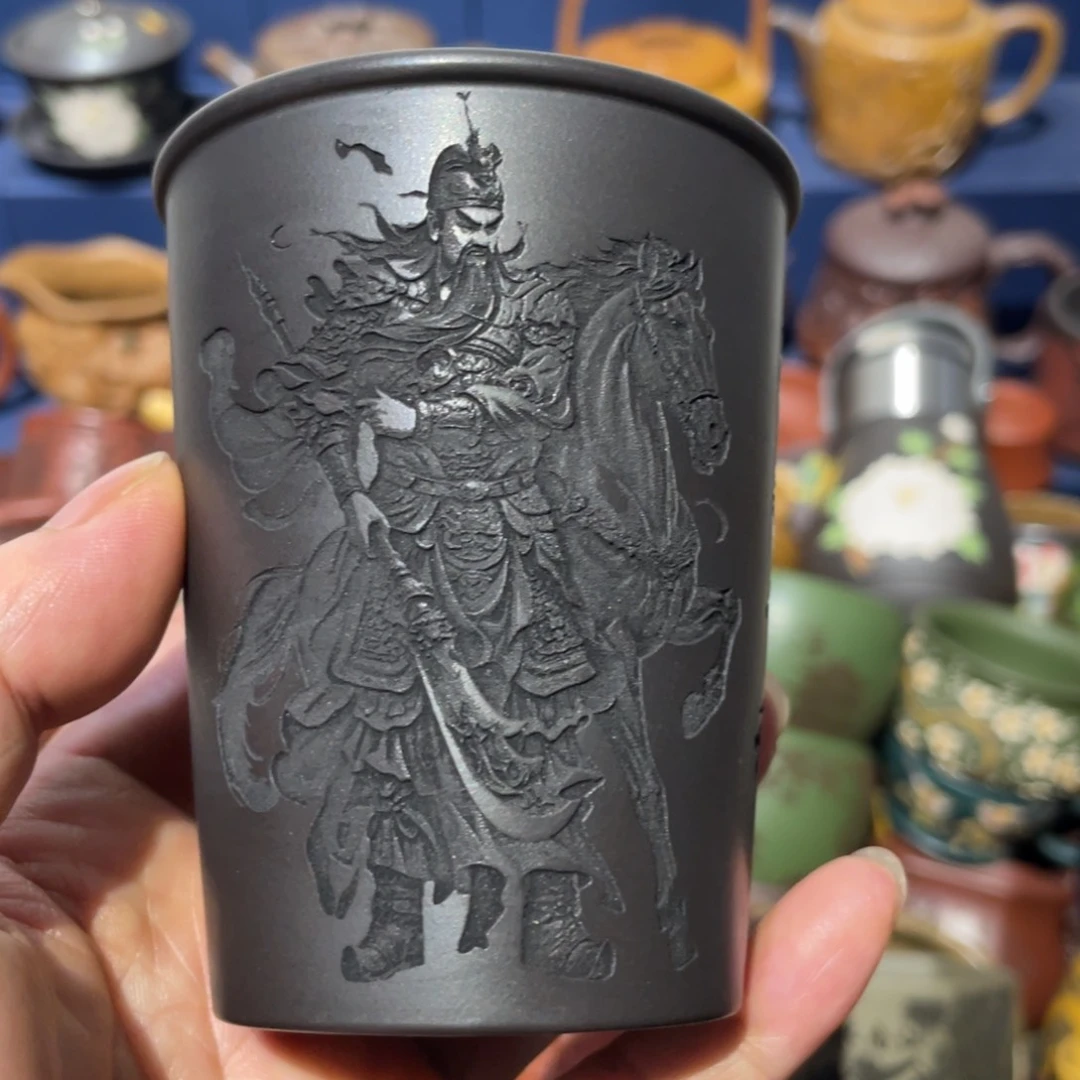 原矿紫砂手工主人杯