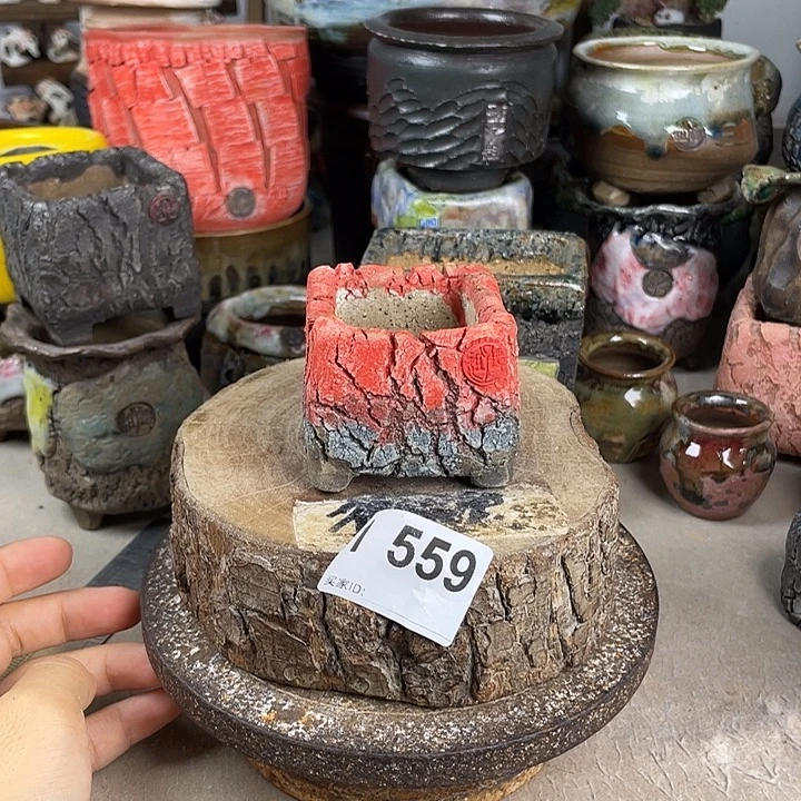 开播福利 陶瓷花盆 默认微次