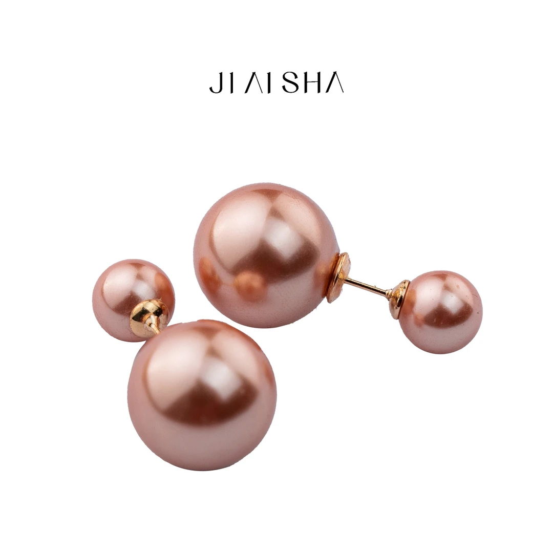 合金耳饰 合金耳饰 JAS 月亮 气质时尚小众轻奢耳钉2g03