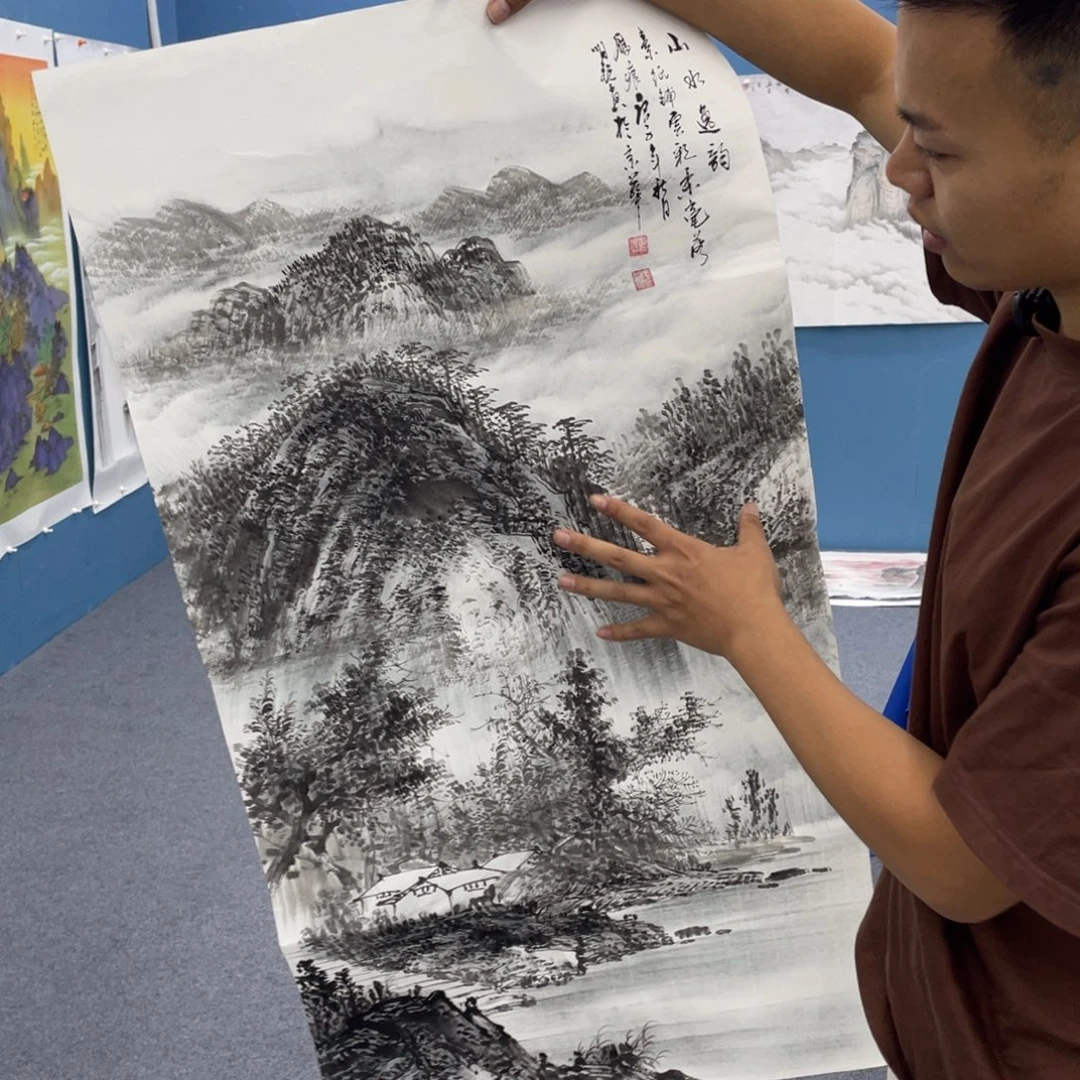 国画手绘国画欣赏一下