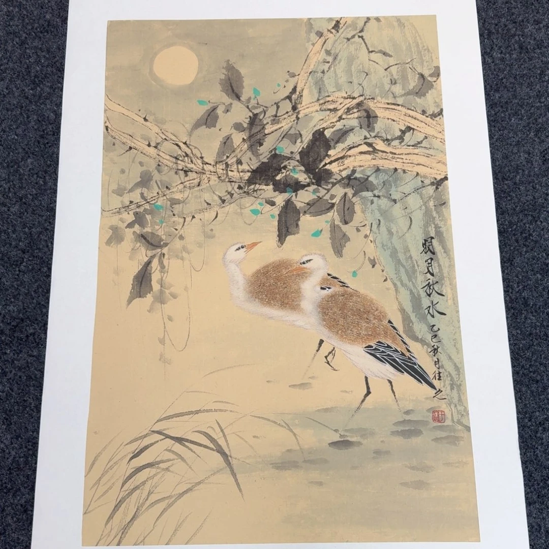 国画国画作品山水花鸟纯手绘