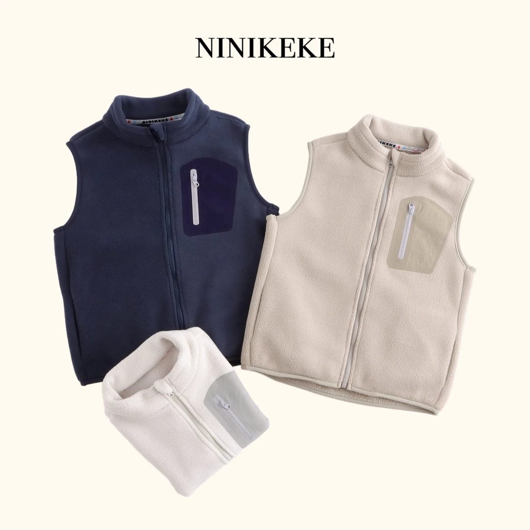 【妮妮珂珂】摇粒绒轻量马甲中性保暖男女童宝宝双面马夹坎肩