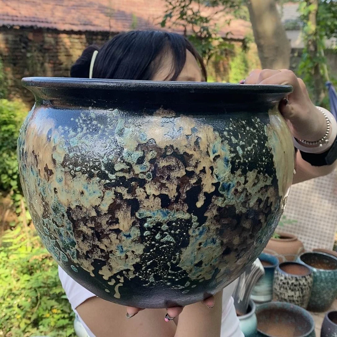 紫砂花盆正品30/25
