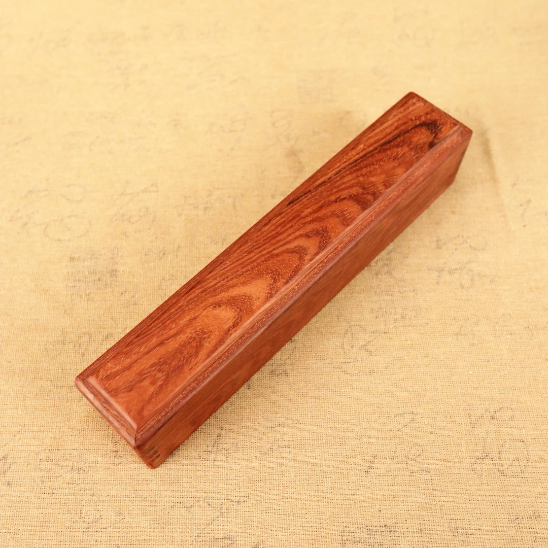 福利款 缅甸花梨木 抽拉线香盒 榫卯工艺 尺寸26*5*5.5