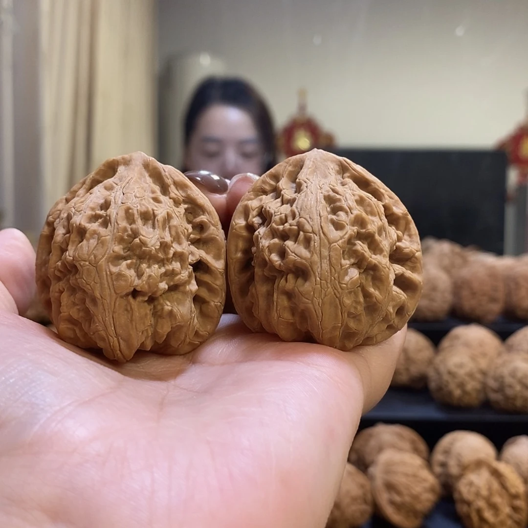 把件文玩核桃41玄武狮子头有伤