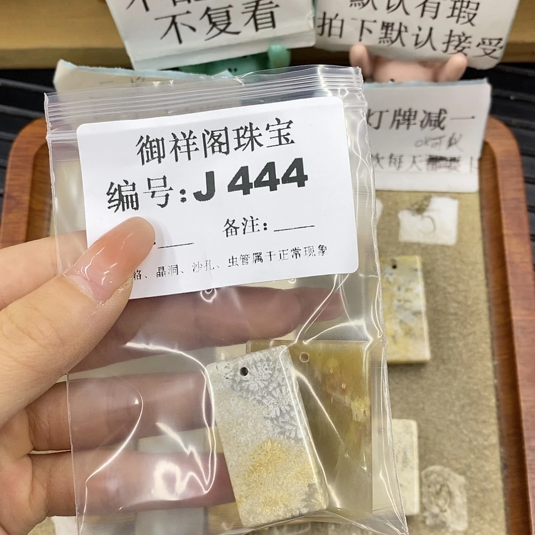 硅化珊瑚（珊瑚玉）未镶嵌颈饰沉***熊