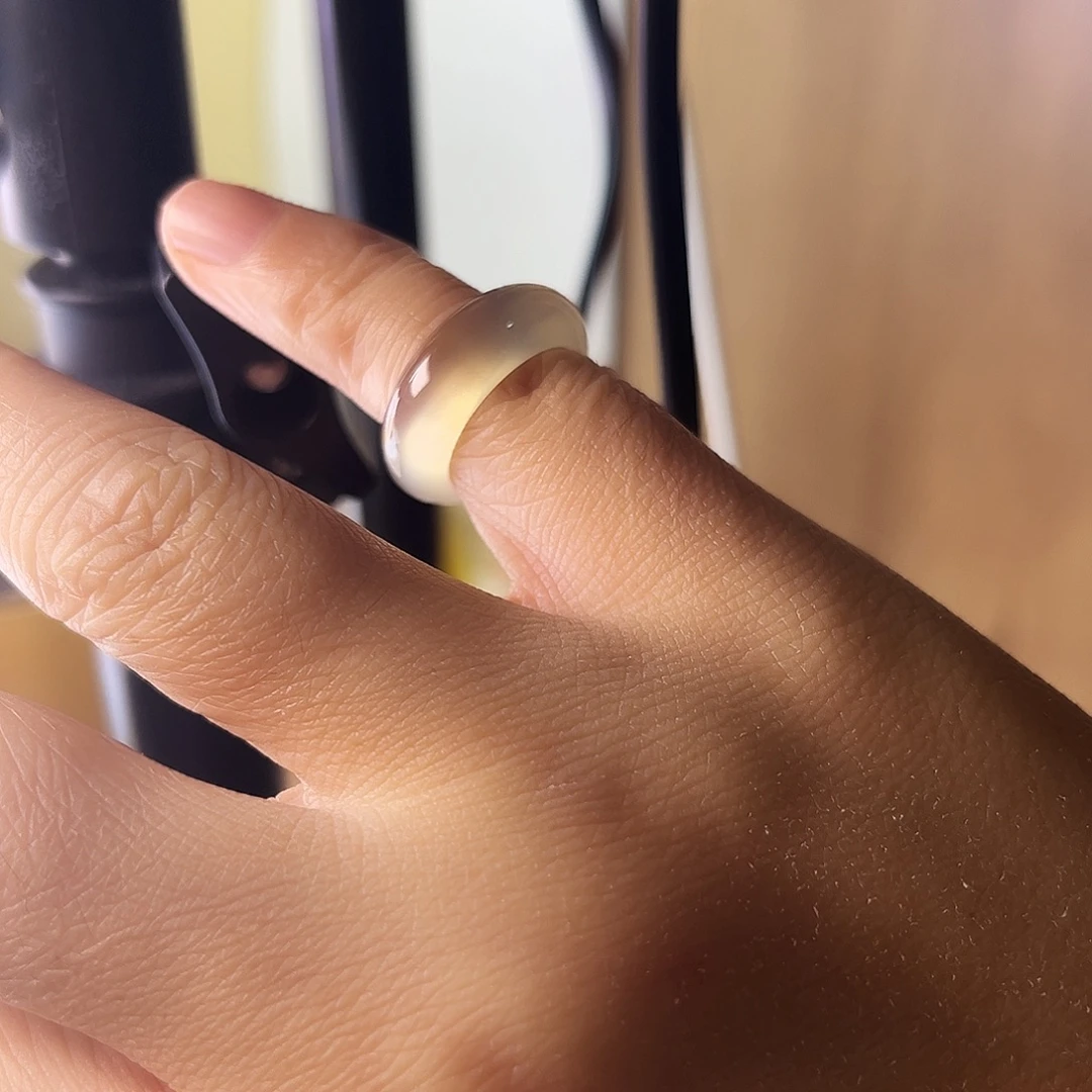 玛瑙/玉髓合金戒指