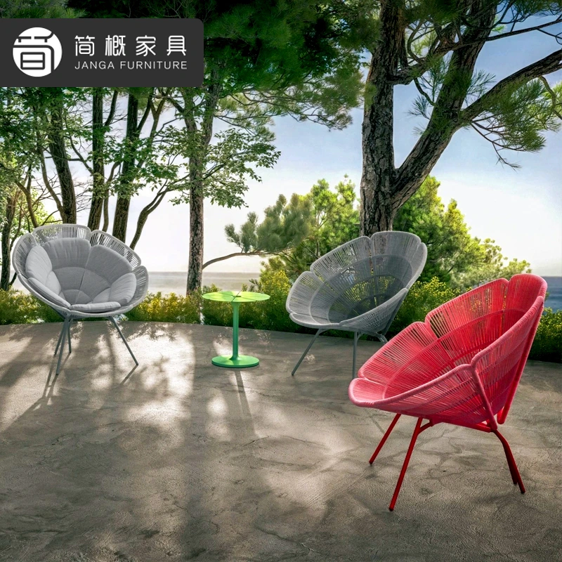 户外藤编沙发庭院室外防水防晒藤沙发椅组合花园露天露台藤椅家具