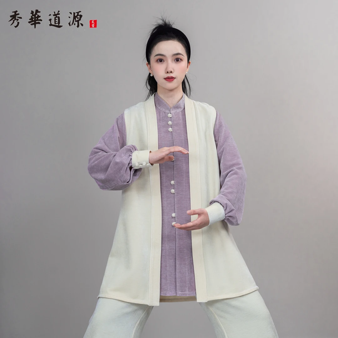 马甲男女同款(超柔云锦双面绒)冬款太极服武术练功表服