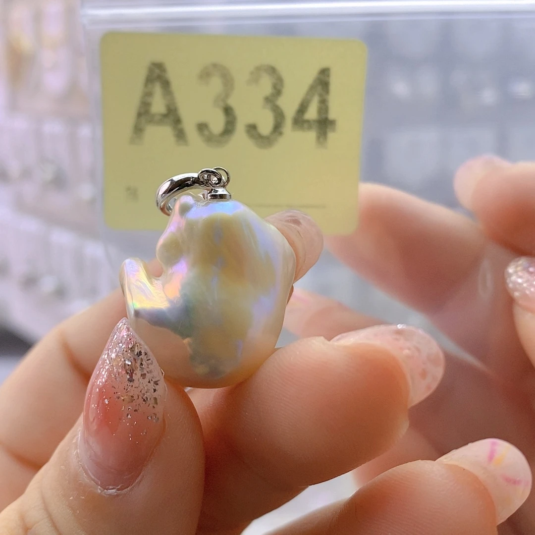 淡水珍珠颈饰银S925镶嵌