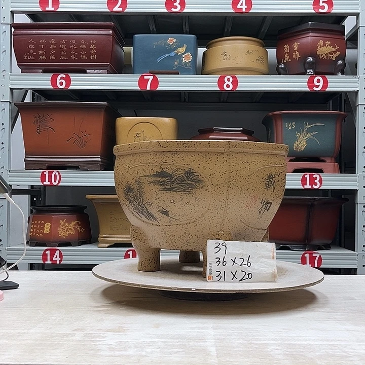 紫砂花盆紫砂花盆