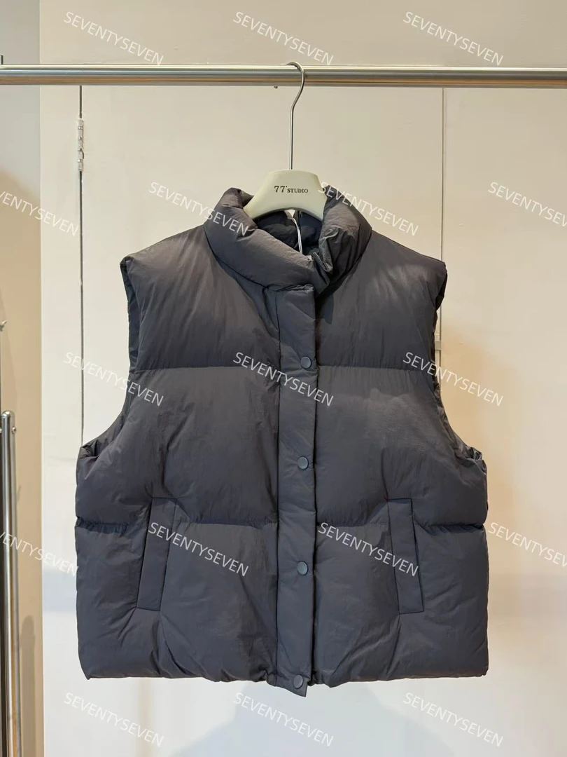 【77实体店】韩系冬季新款加厚百搭棉马甲#E768