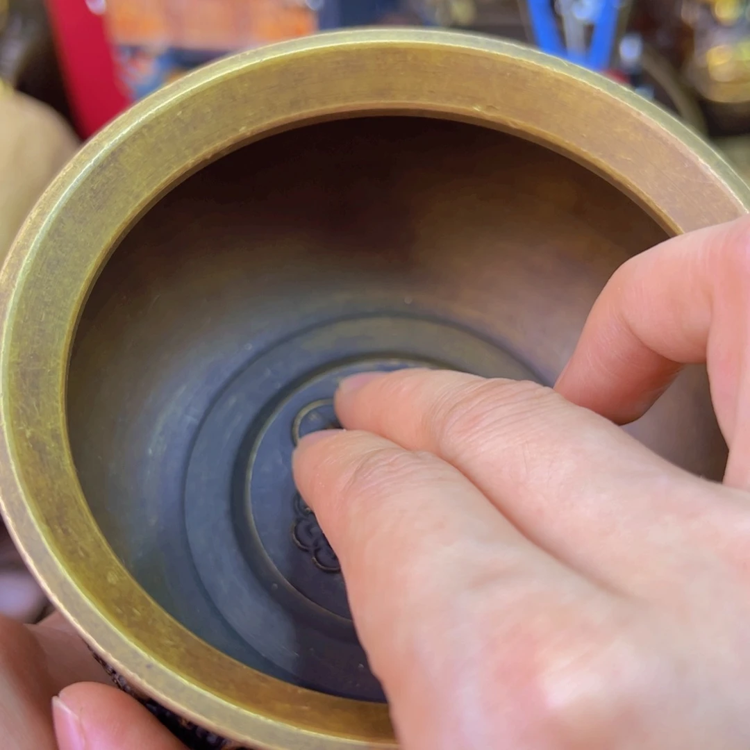 原矿风磨铜金蟾聚宝盆