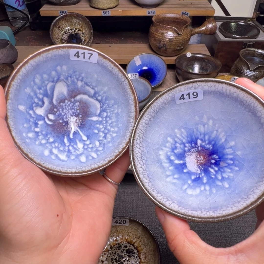 茶盏边***?纯手工建盏417号419号