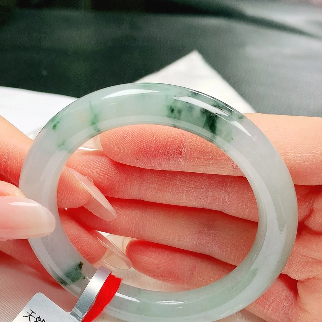 翡翠未镶嵌手镯缅甸天然a货翡翠手镯