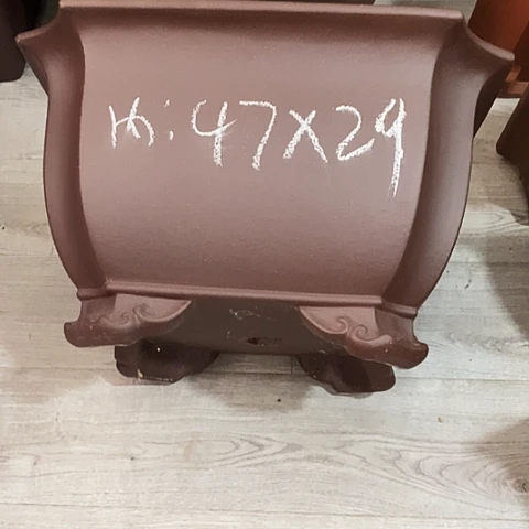 妙***观紫砂花盆宜兴紫砂工艺品