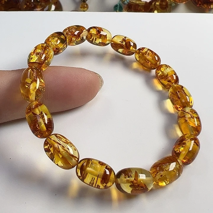 琥珀（花珀）未镶嵌项圈