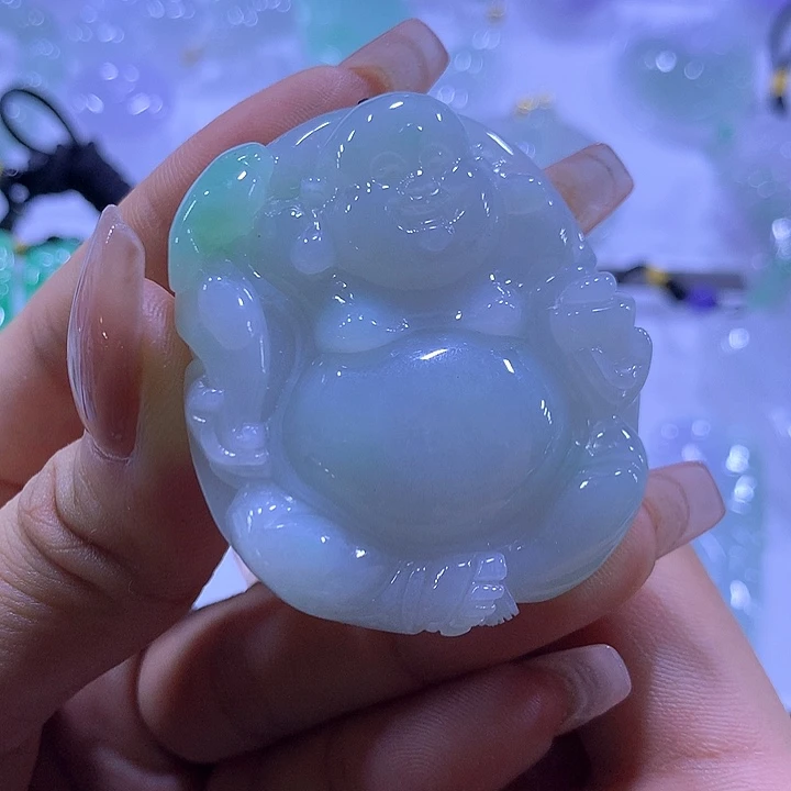 翡翠未镶嵌颈饰天然翡翠A货吊坠